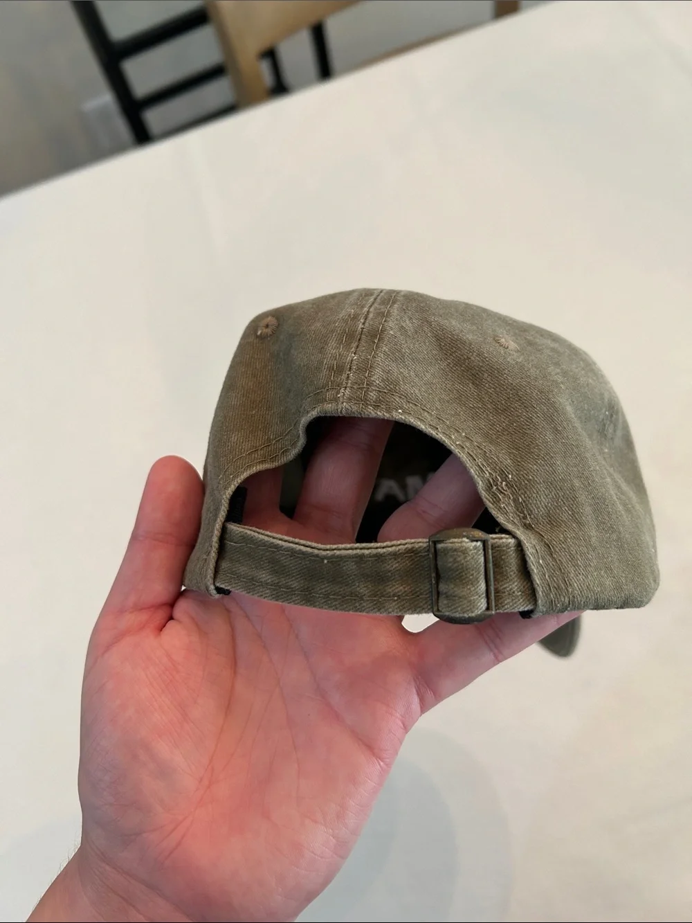 MAMA Embroidered Olive Hat